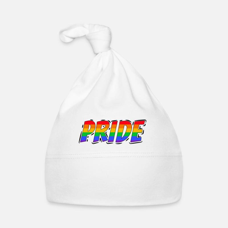 Proud LGBTQ. Statement Organic Baby Cap