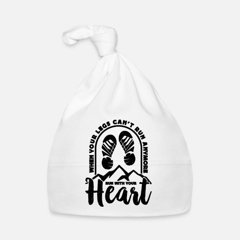 When Your Legs Can't Marathon Race Country Runner Organic Baby Cap