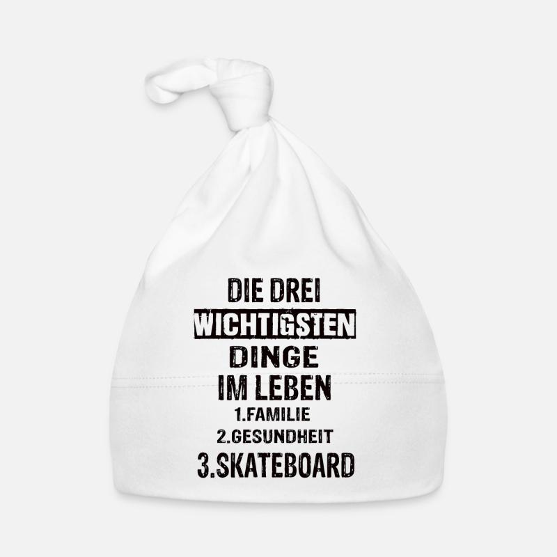 Skateboard Baby Bio-Mütze