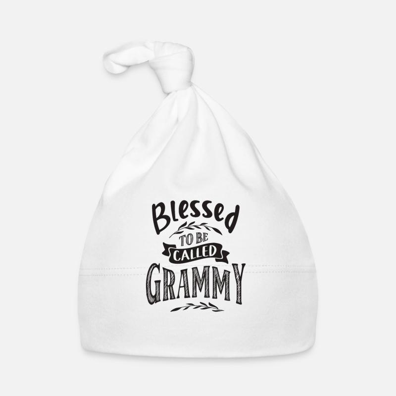 B To Be Called Grammy Organic Baby Cap