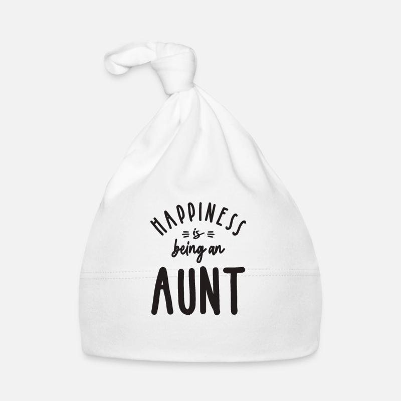 Glück ist, eine Tante zu sein Baby Bio-Mütze