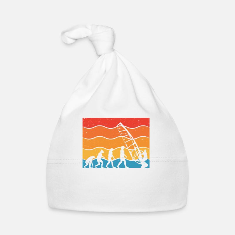 Poursuite du développement de la planche à voile blanche Bonnet bio Bébé