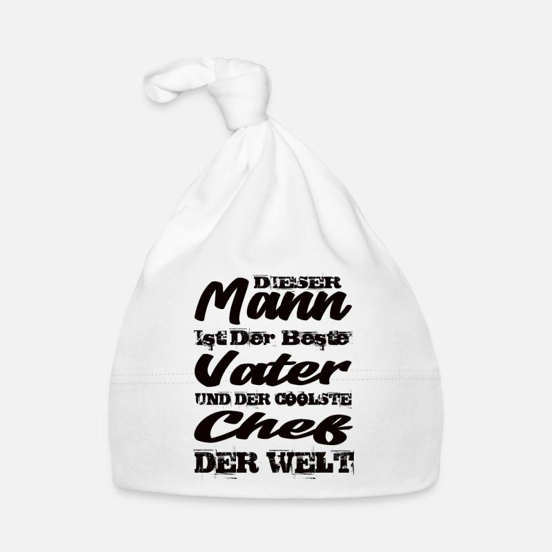 Chef - Baby Bio-Mütze - Weiß