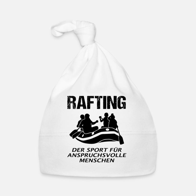 Rafting Saying White Water Boating Gift Organic Baby Cap