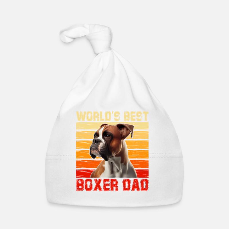 World's best Boxer Dad Organic Baby Cap