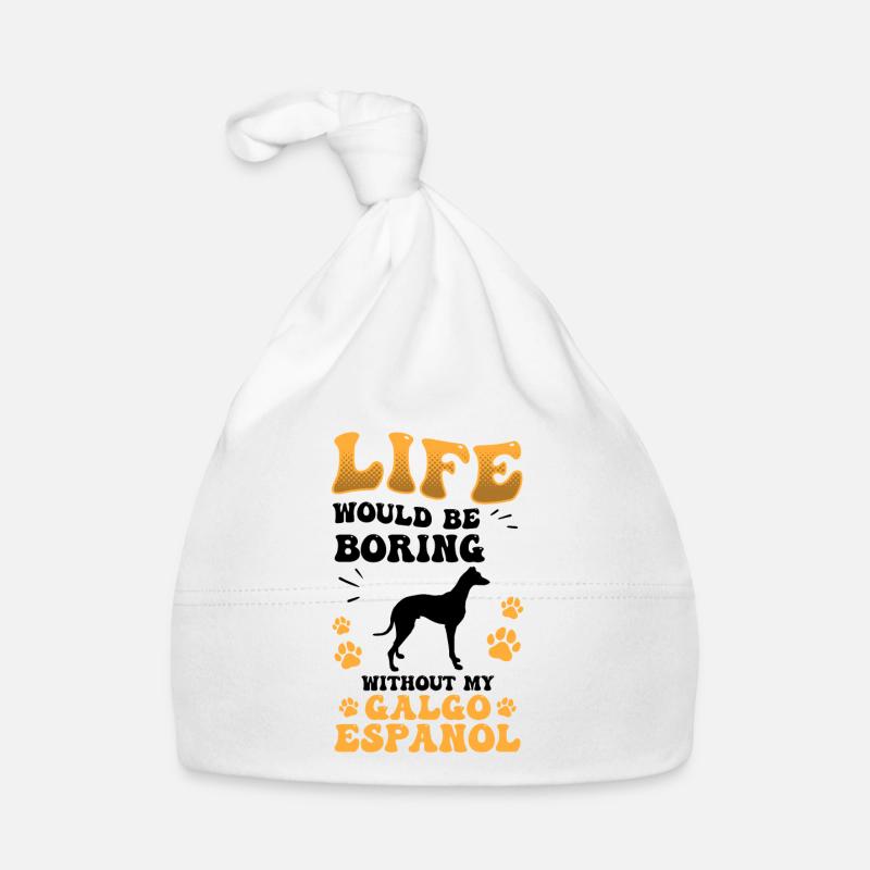 Ennuyeux sans Galgo Español Spanish Greyhound Bonnet bio Bébé
