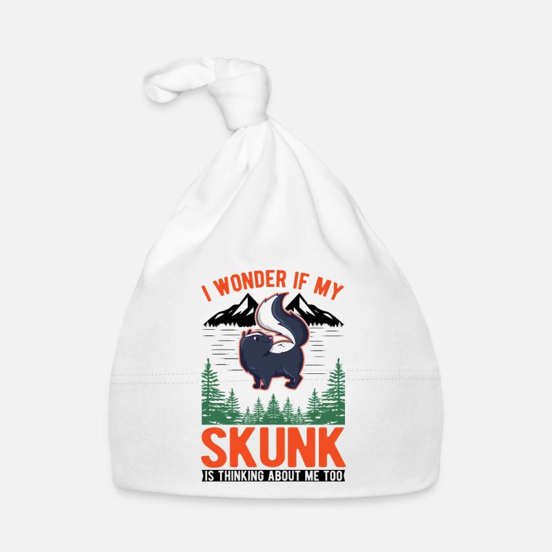 Skunk lover Organic Baby Cap