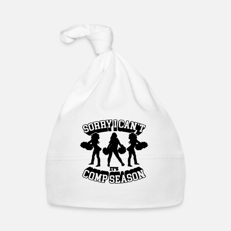 Sorry I Can't It's Comp Cheer Squad Cheerleader Baby Bio-Mütze