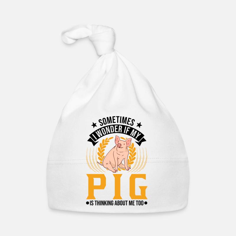 Pig Farmer Farmer Piggy Organic Baby Cap