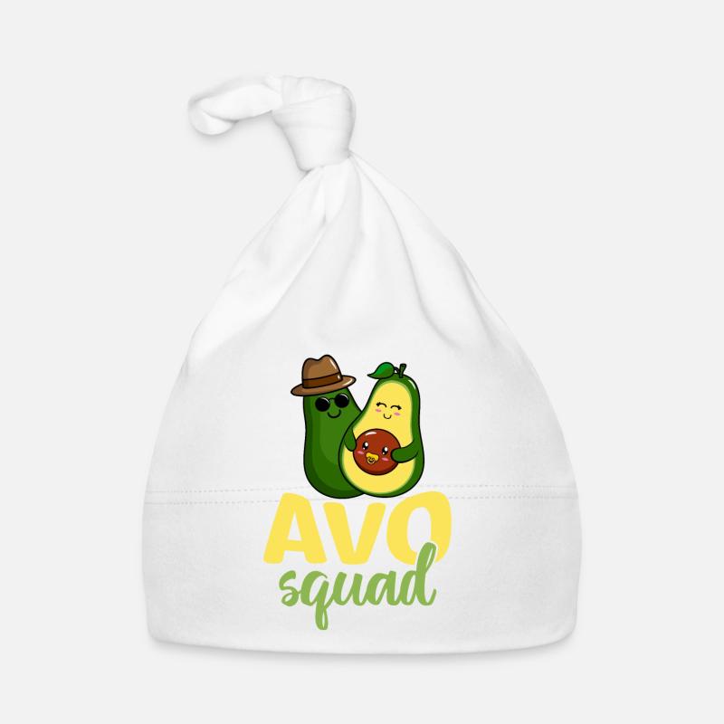 Avosquad Guacamole avocado lovers avocados Organic Baby Cap