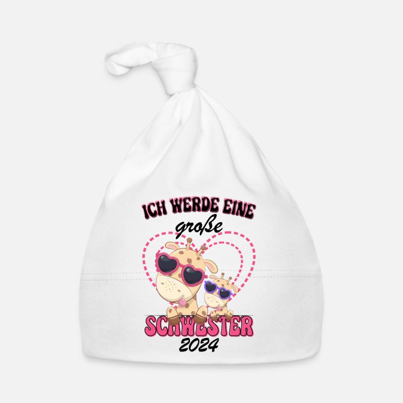 Ich Werde Eine Große Schwester 2024 Baby Bio-Mütze