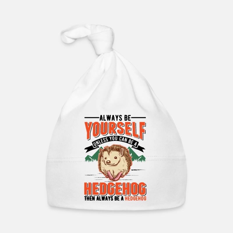Always be yourself Hedgehog Igel Organic Baby Cap