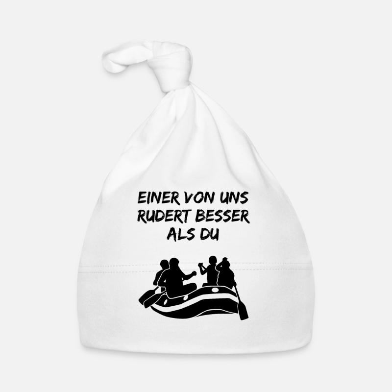 Rafting Wildwasserboot Lustiger Spruch Geschenk Baby Bio-Mütze