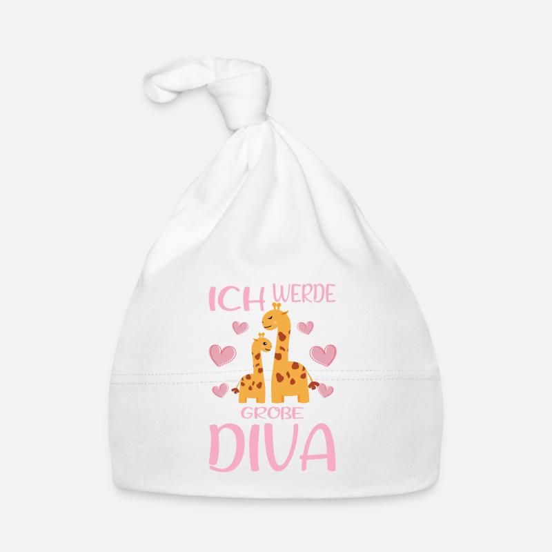 Werde Große Diva Giraffen Schwestern Baby Bio-Mütze