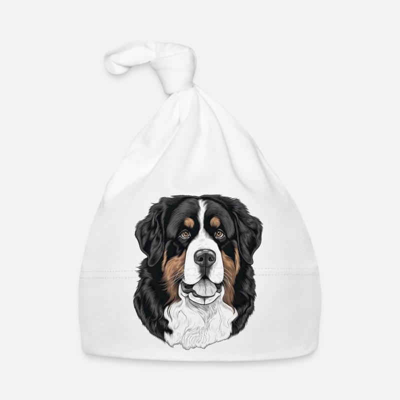 Bernese Mountain Dog Organic Baby Cap