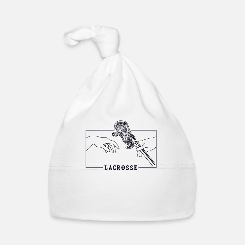 Michelangelo Création d’Adam Lacrosse Lax Bonnet bio Bébé