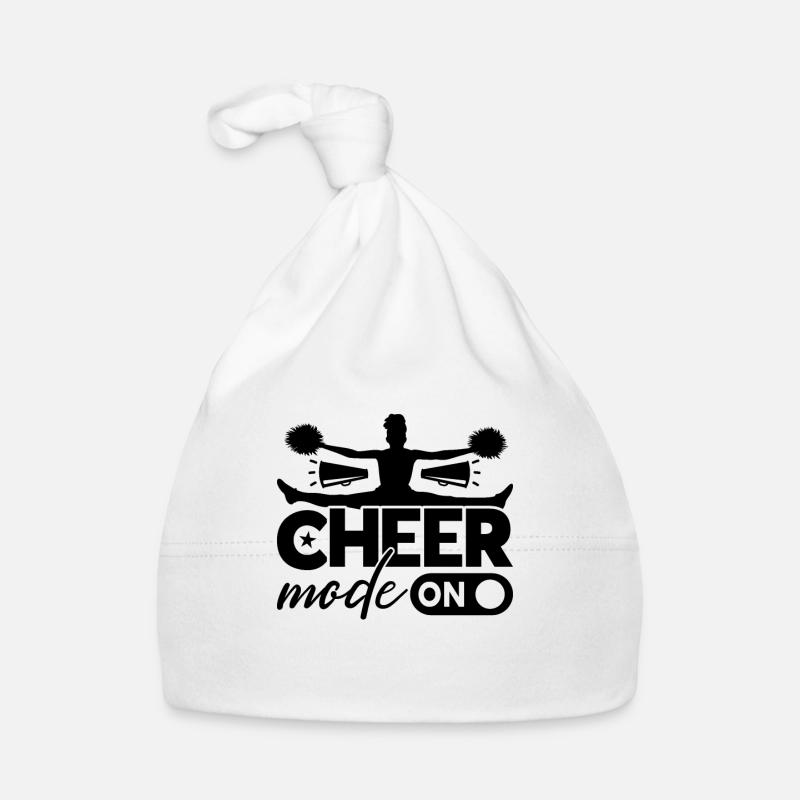 Cheer Mode On Cheer Squad Dancing Cheerleader Baby Bio-Mütze