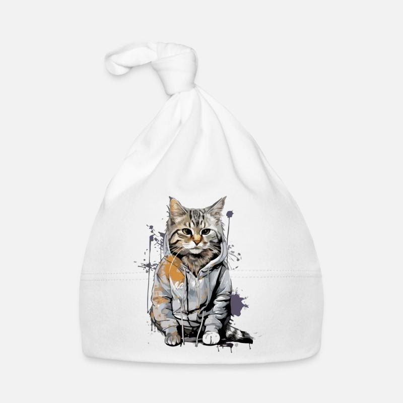 koco le chat Bonnet bio Bébé