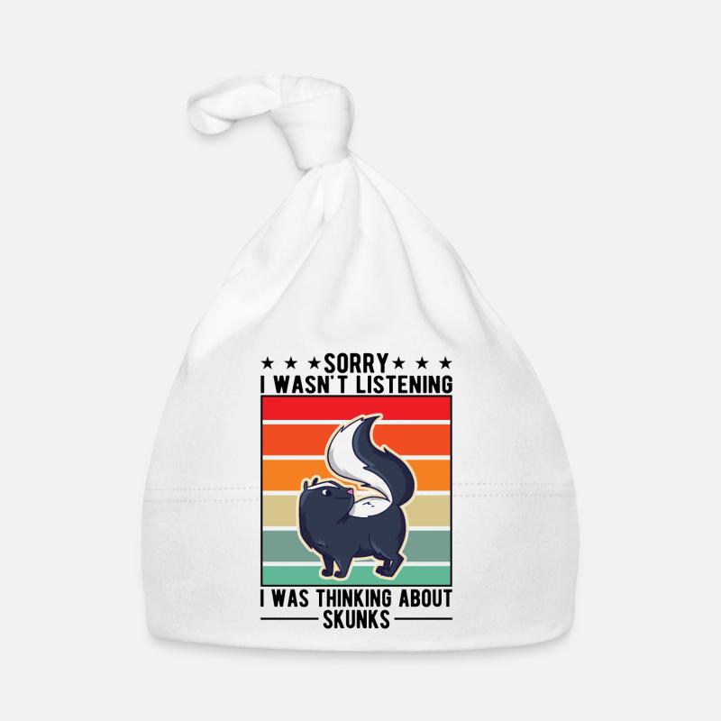 Skunk Gift Organic Baby Cap