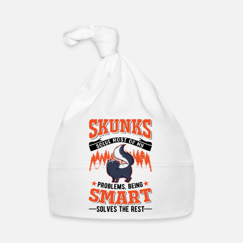 Skunk lover Organic Baby Cap