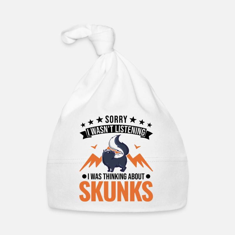 Skunk Gift Organic Baby Cap