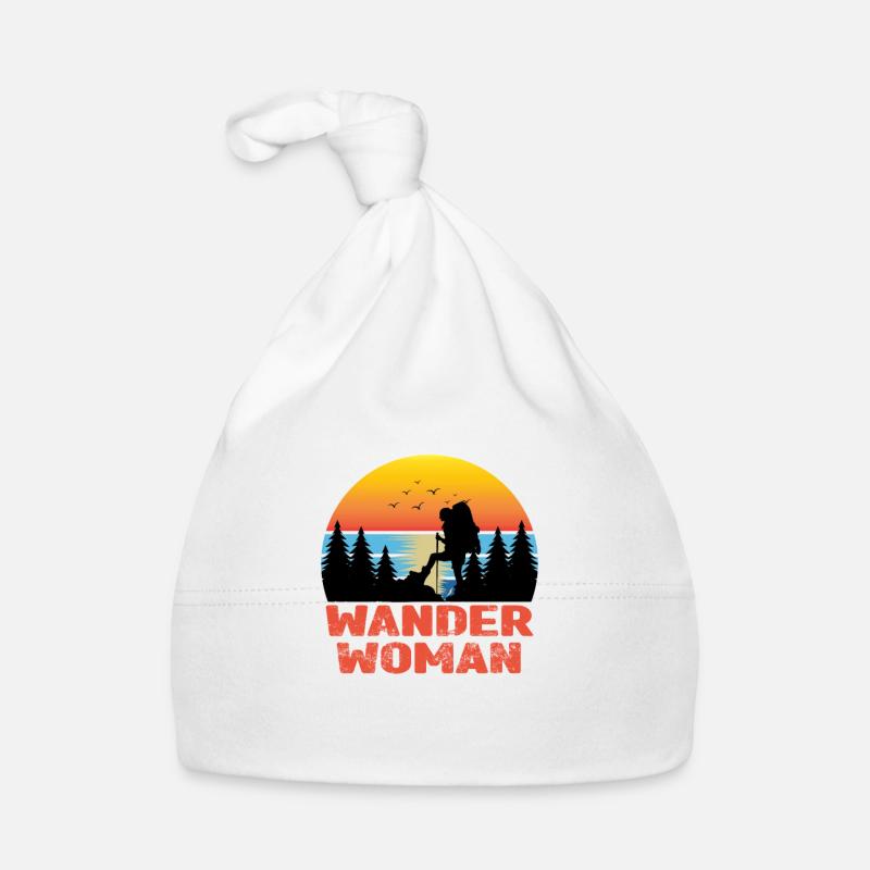 Wander Women in Nature - Bonnet bio Bébé - blanc