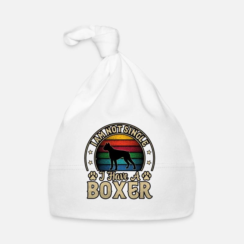I am not single I have a boxer Baby Bio-Mütze