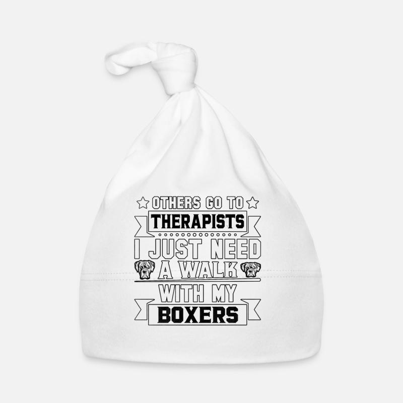 Boxeur - Bonnet bio Bébé - blanc
