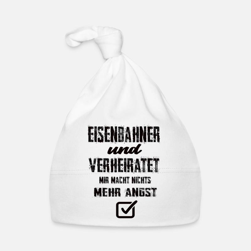 Eisenbahner Baby Bio-Mütze