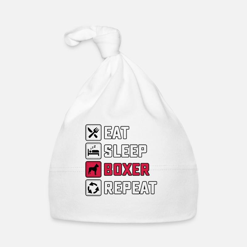 Manger Sommeil Boxer Répéter Bonnet bio Bébé