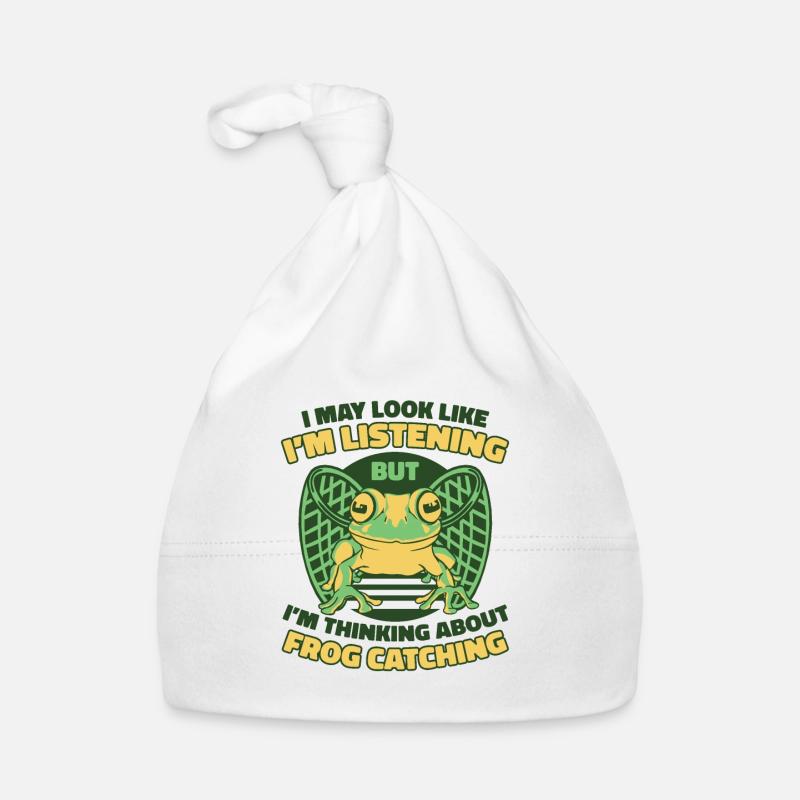 I May Look Like I'm Listening Toad Tadpole Organic Baby Cap