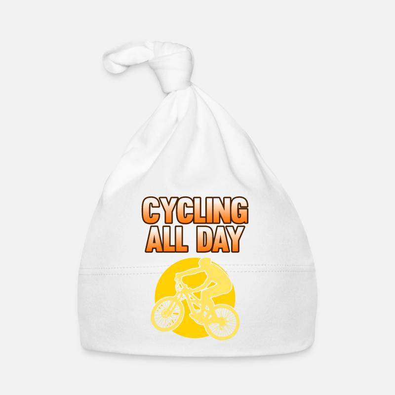 Faire du vélo toute la journée Bonnet bio Bébé