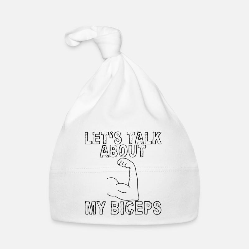 Let's Talk About My Biceps 2 Organic Baby Cap