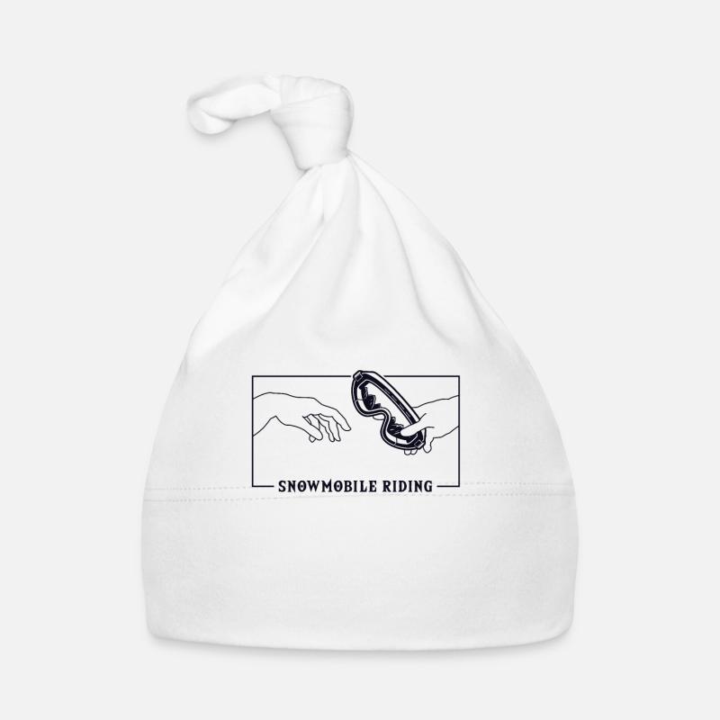 Michelangelo Création d’Adam Snowmobile Driver Bonnet bio Bébé