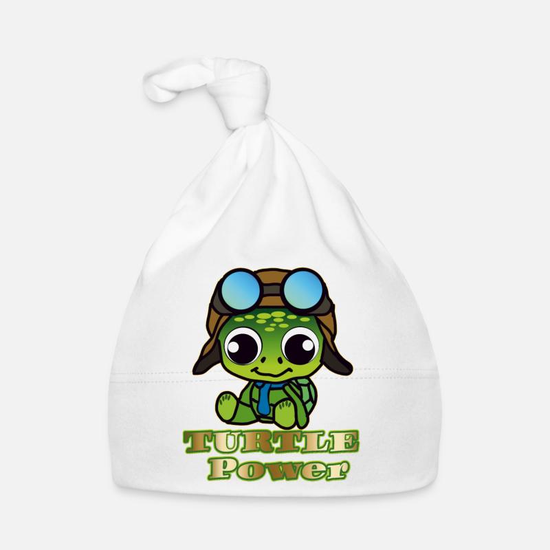 Turtle Power Baby Bio-Mütze