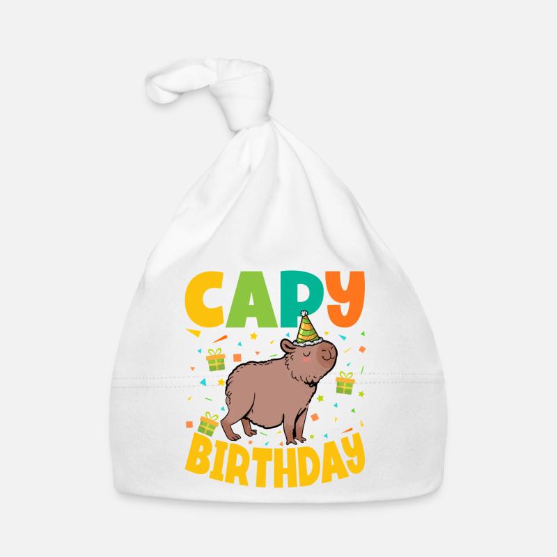 Capy Birthday Organic Baby Cap