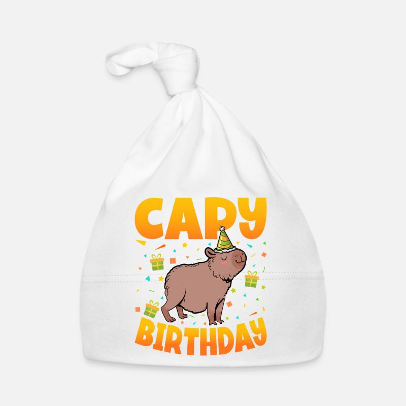 Capy Birthday Organic Baby Cap