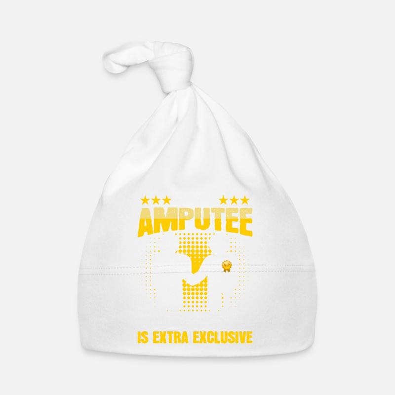 Prothèse jambe-bras amputée avec Bonnet bio Bébé