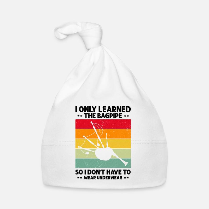 Bagpipe training and bagpipe playing Organic Baby Cap