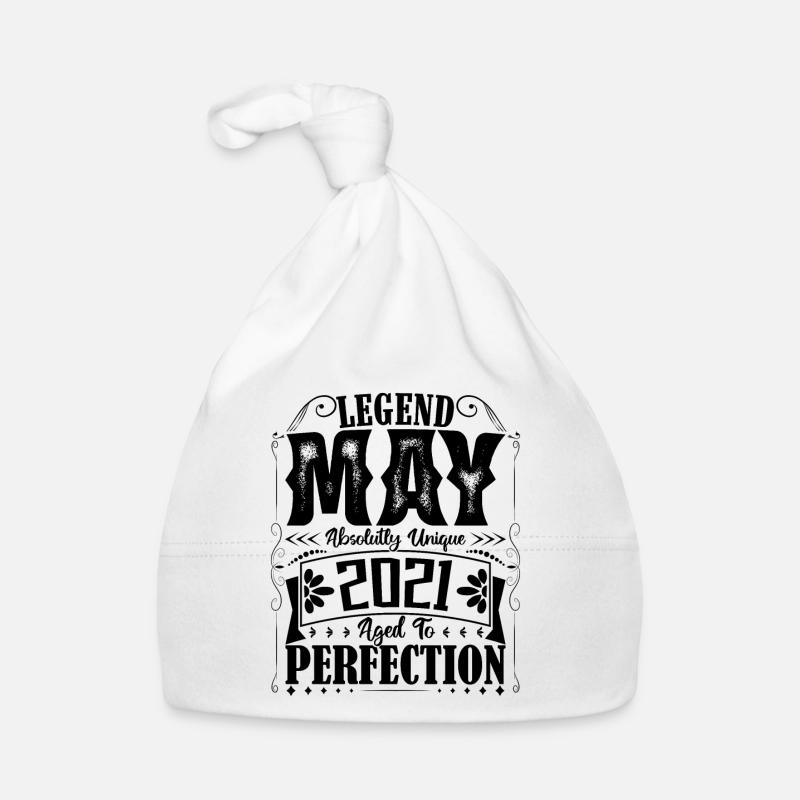 Mai 2021. Geburtstag Mai 2021. Geschenk Mai 2021. Baby Bio-Mütze