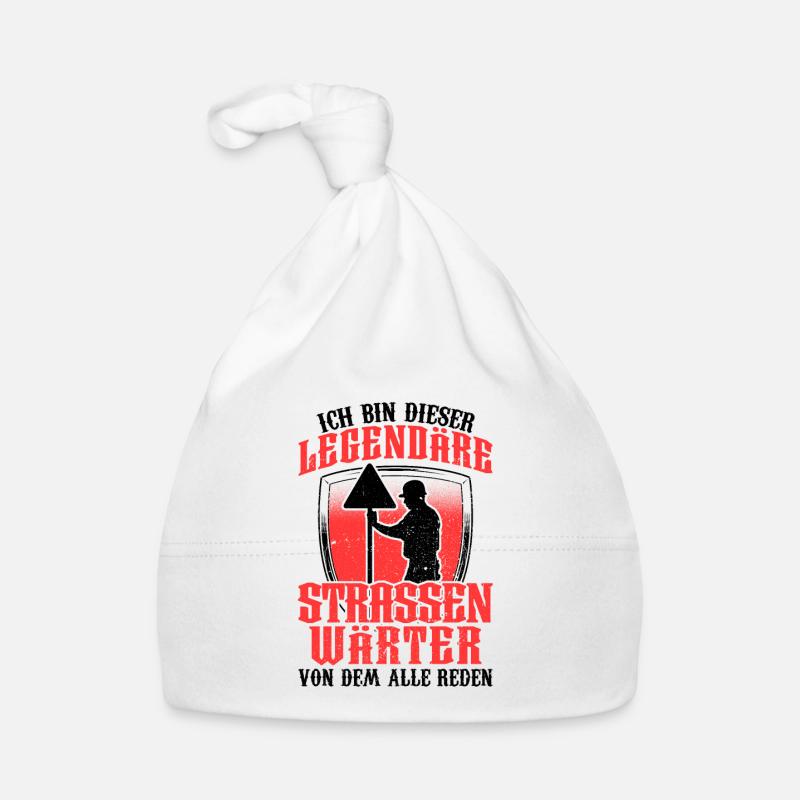 Legendärer Straßenwärter Straßenbauer Baby Bio-Mütze