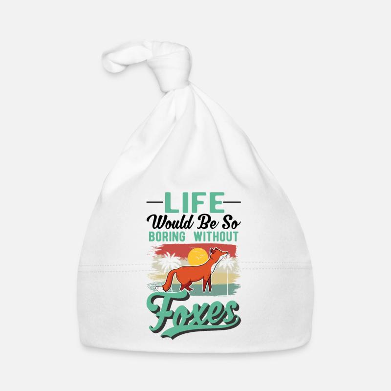 Rot Geschenk Rotfuchs Baby Bio-Mütze