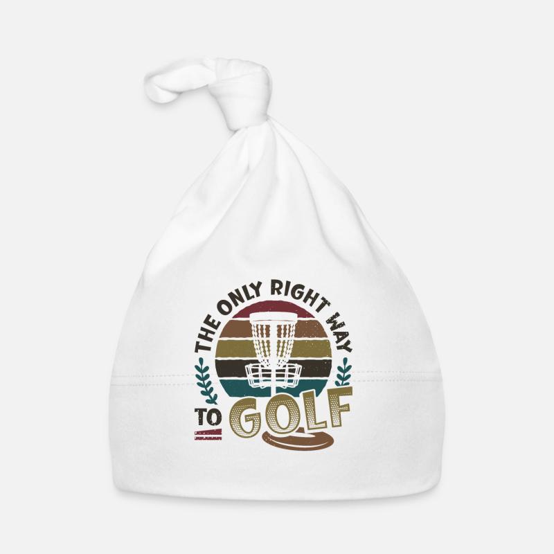 The only right way to golf, Frisbee Disc Organic Baby Cap