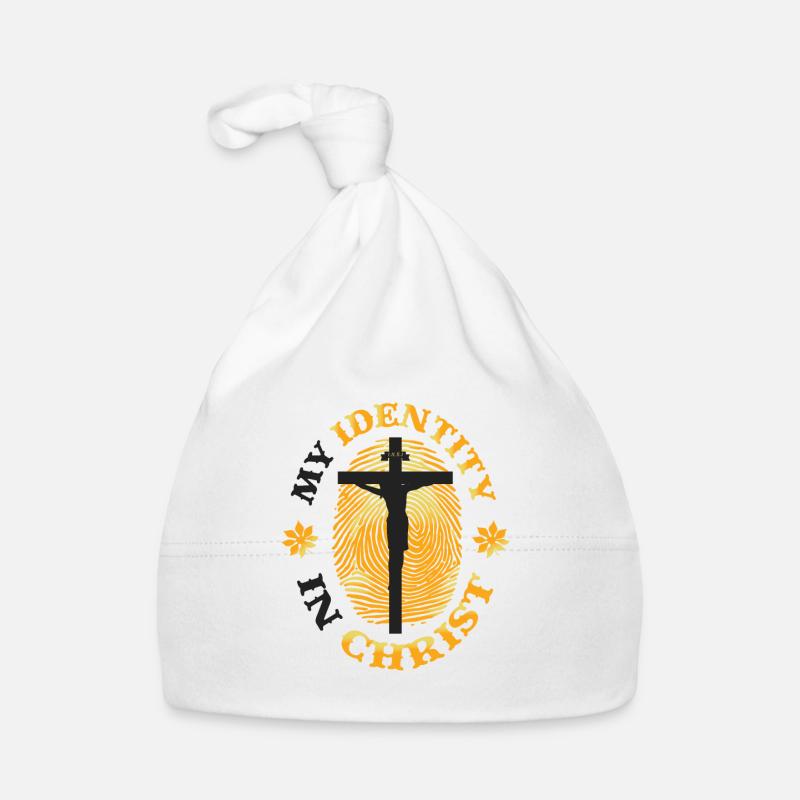 Mon identité en Christ, le christianisme Bonnet bio Bébé