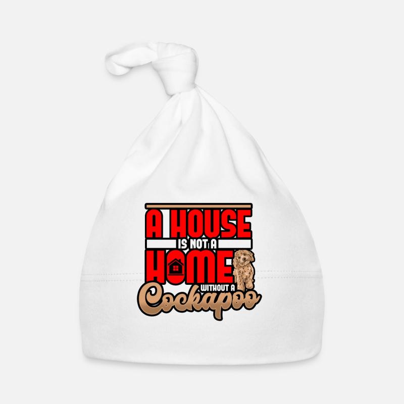 Cockapoo A House Is Not A House Without A Cockapoo Organic Baby Cap