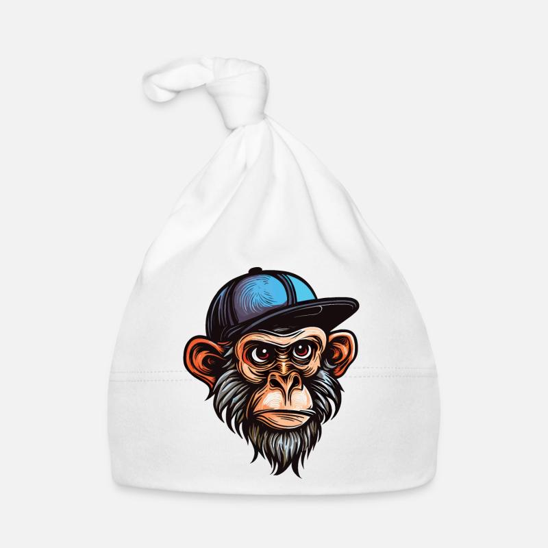 Drôle de singe Bonnet bio Bébé