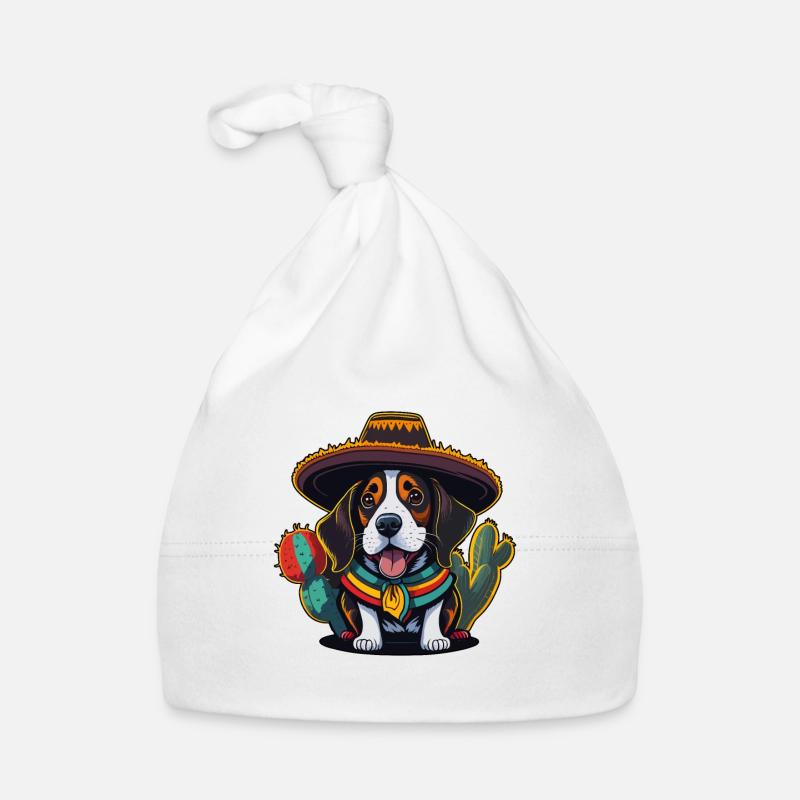 Cinco de Mayo Beagle Sombrero mexicain Beagle Bonnet bio Bébé