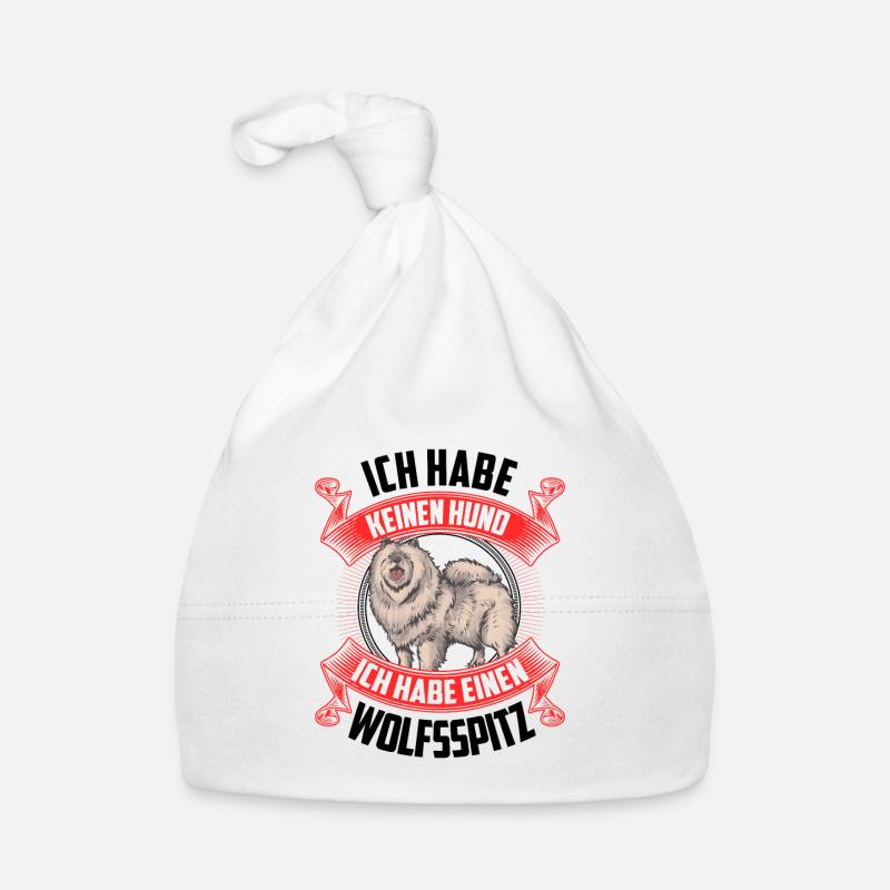 Ich habe einen Wolfsspitz Deutscher Keeshond Baby Bio-Mütze