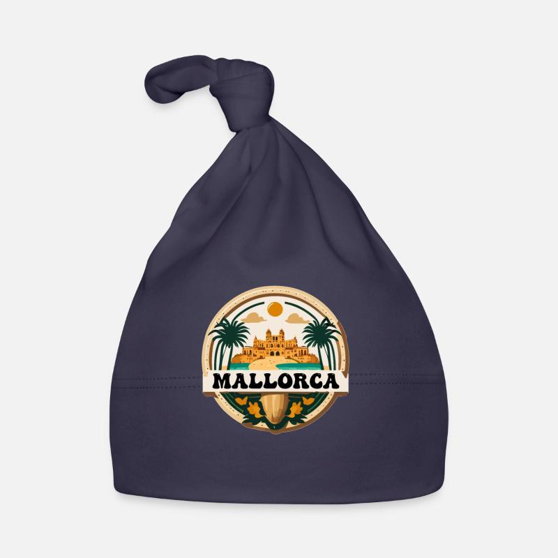 Mallorca Logo Baby Bio-Mütze