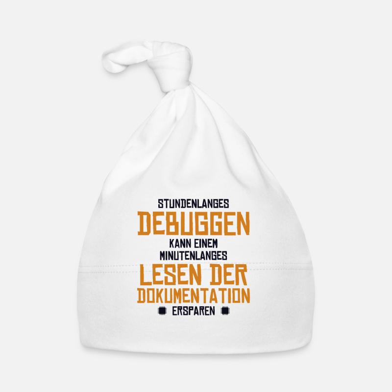 Stundenlanges Debuggen Softwareingenieur Coder Baby Bio-Mütze